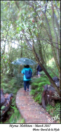 Myrna at Hobbiton - March 2017