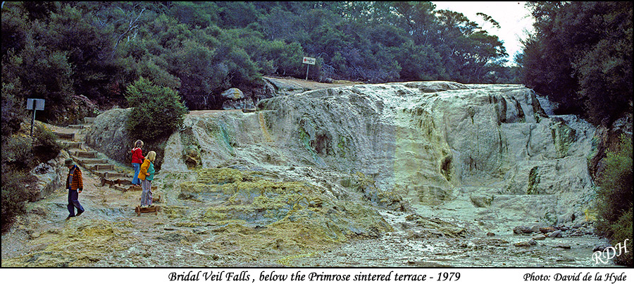 Bridal Veil Falls - Waiotapu 1979