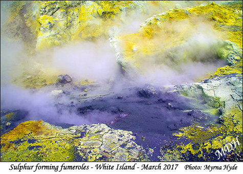 White Island fumeroles