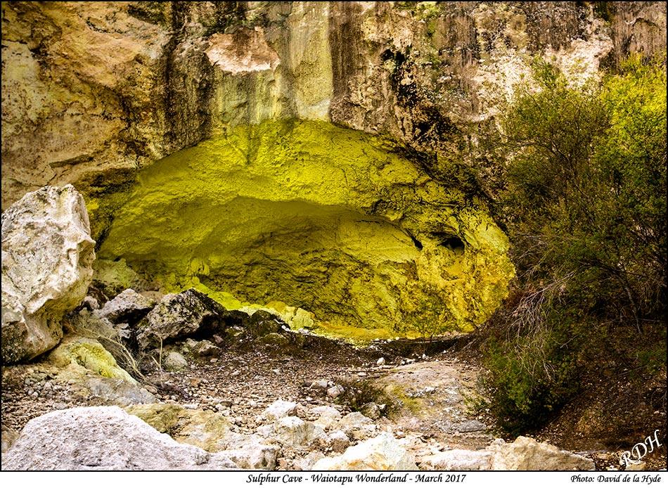 Sulphur Cave at Waiotapu Wonderland