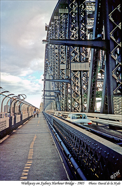 Walkway Sydney Harbour Bridge - 1985