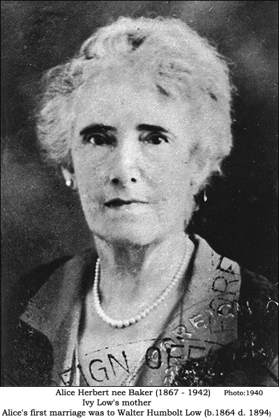 Alice Herbert née Baker