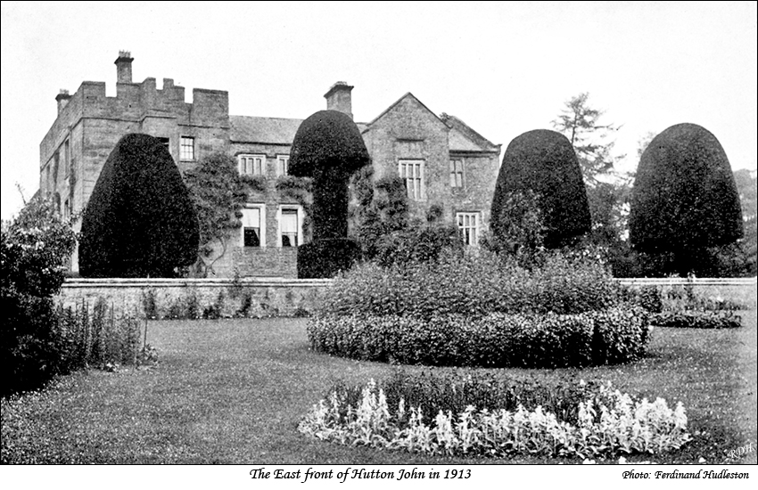 East front of Hutton John - 1913