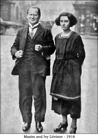 Maxim and Ivy Litvinov - 1918