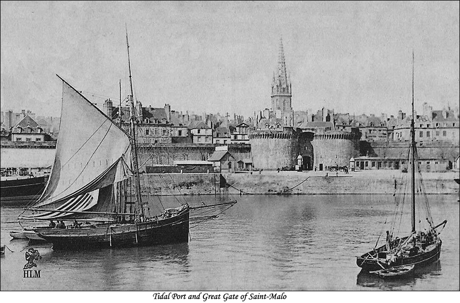 Tidal Port and Great Gates Saint_Malo