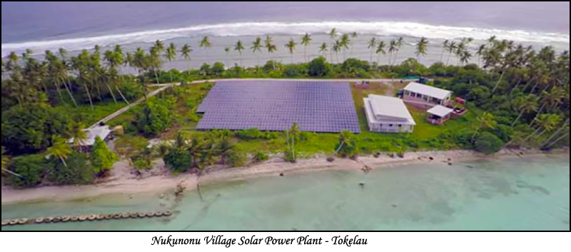 Solar Power Plant - Nukunonu Village - Tokelau