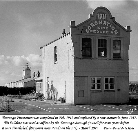 Tauranga Firestation completed in 1912