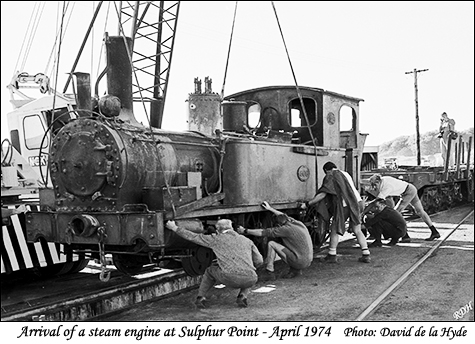 Ngaroma Steam Engine at Sulphur Point