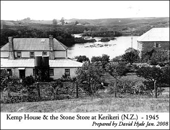 Rear view of the Kerikeri Mission house 1945