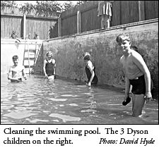NZ Friends School swimming Pool. Richard Dyson on the right