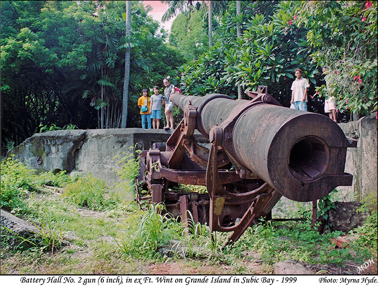 Battery Hall - Gun No. 2 - Ex Fort Wint - Grande Island, Subic Bay 1999