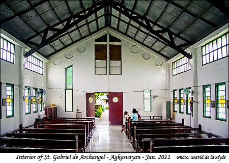 Interior of St. Gabriel de Archangel - Agkawayan