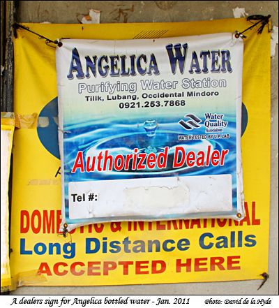 Authorised Dealer for Angelica bottled water 