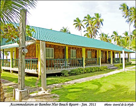 Accommodation at Bamboo Hut Beach Resort