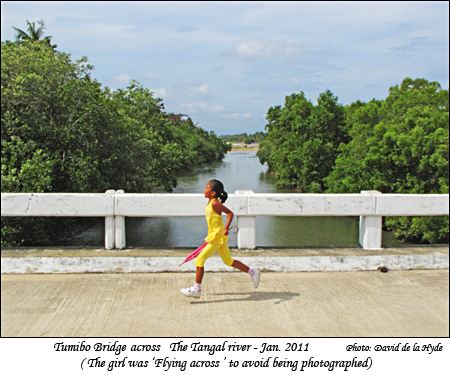 Tumibo bridge across the Tangal? river