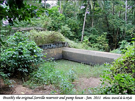 Possibly the original Sorville reservoir and pumphouse