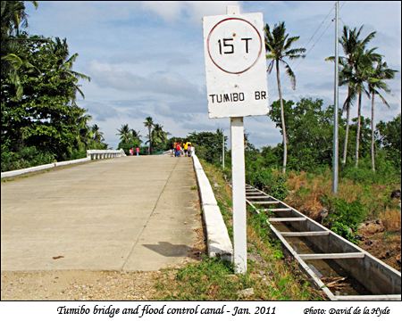 Tumibo bridge and flood control canal