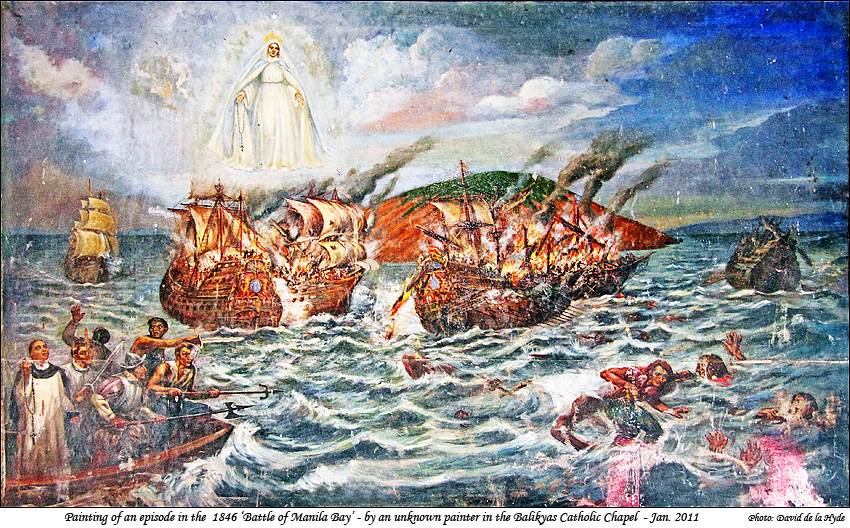 An episode off Balikyas in 1846 in the 'Battle of Manila Bay'