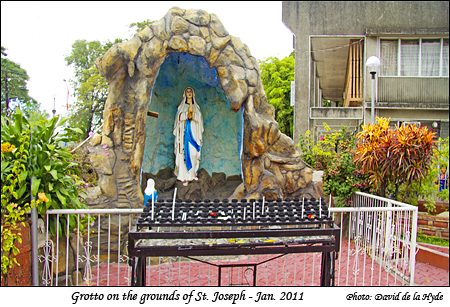 A Grotto in the grounds of St. Joseph