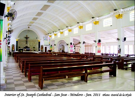 Inside St. Joseph Cathedral, San Jose, Mindoro