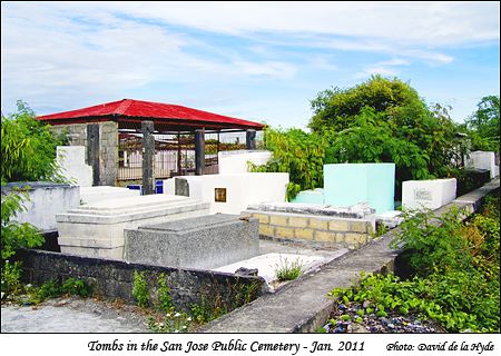 Tombs in the San Jose Public Cemetery