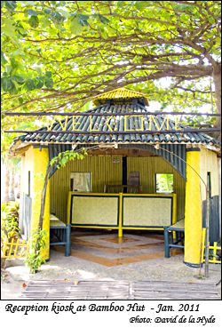 Reception Kiosk at Bamboo Hut Beach Resort