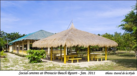 Social centres at Protacio Beach Resort