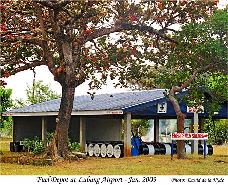 Fuel Depot at Lubang Airport - Jan. 2009