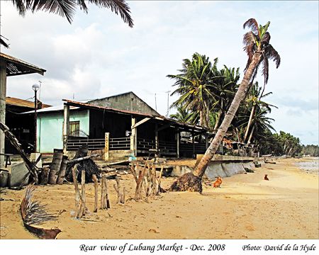 Rear view of Lubang Market