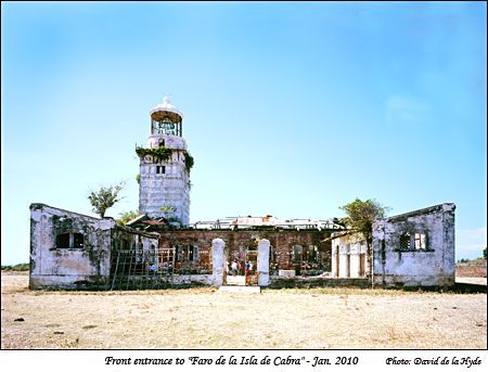 Cabra Island lighthouse front entrance