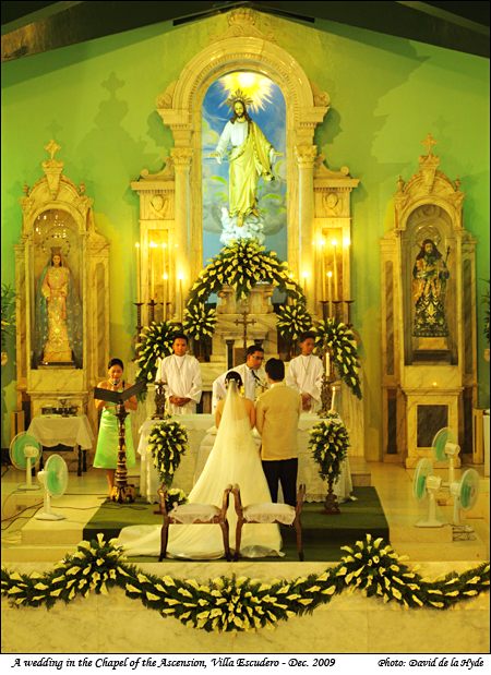 Wedding in the Chapel of the Ascension - Villa Escudero