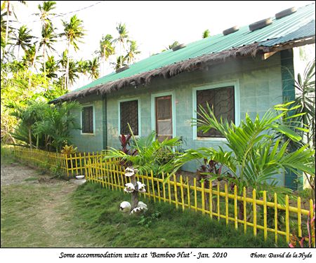 Some accommodation units at 'Bamboo Hut Resort'