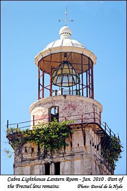 Cabra Island Lighthouse lantern room
