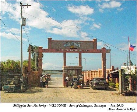 Entrance to the Port of Calatagan, Batangas