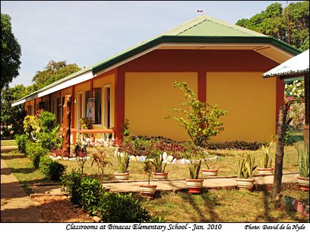 Classrooms at Binacas Elementary School