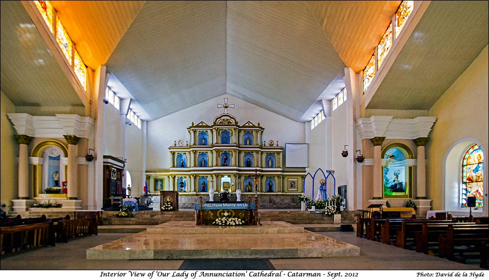 Interior view of 'Our lady of the Annunciation Cathedral' - Catarman