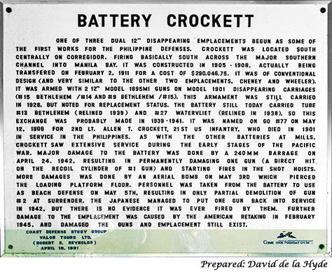 Battery Crockett Description
