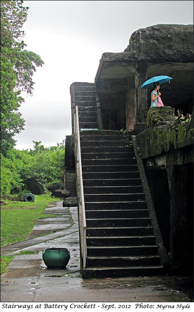 Stairway at Battery Crockett