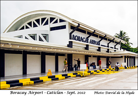 Boracay Airport terminal building at Caticlan
