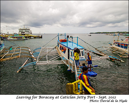 Departing for Boracay at Caticlan Jetty Port