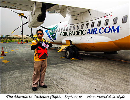 Cebu Pacific aircraft at Manila Airport