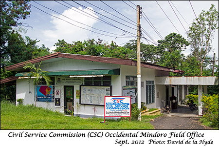 Civil Service Commission (CSC) Occidental Mindoro Field Office.