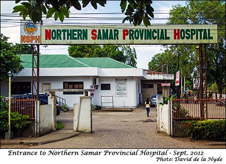 Entrance to Northern Samar Provincial Hospital