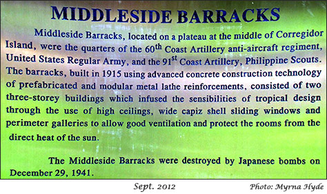 Middleside Barracks information