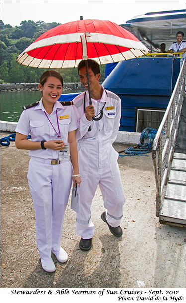 Stewardess and able seaman - Sun Cruises