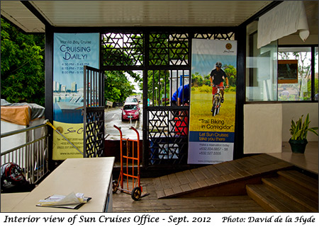 Interior view of Sun Cruises office