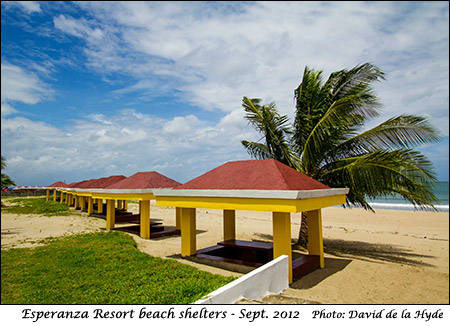 Esperanza Resort beach huts