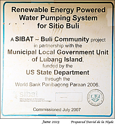 Buli renewable energy sign 2006