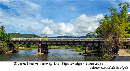 Vigo Bridge from downstream
