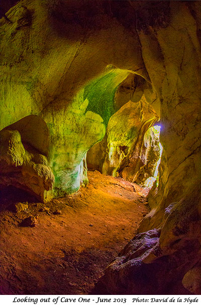 Interior of Cave One - Onoda Trail